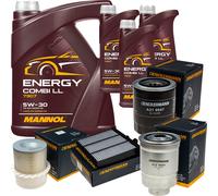 DENCKERMANN Controllo Set MANNOL Combi LL 5W-30 8L Per Mitsubishi Pajero