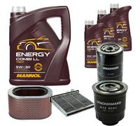 DENCKERMANN Controllo Set MANNOL Combi LL 5W-30 8L Per Mitsubishi Pajero II
