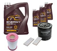 DENCKERMANN Controllo Set MANNOL Combi LL 5W-30 8L Per Nissan NP300 Pick-Up
