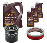 DENCKERMANN Controllo Set MANNOL Combi LL 5W-30 8L Per Nissan Pick-Up 2.5 D