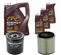 DENCKERMANN Controllo Set MANNOL Combi LL 5W-30 8L Per Nissan Terrano I 2.7