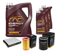 DENCKERMANN Controllo Set MANNOL Combi LL 5W-30 8L Per Nissan Terrano II 2.7