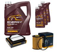 DENCKERMANN Controllo Set MANNOL Combi LL 5W-30 8L Per Opel Antara 2.0 CDTi