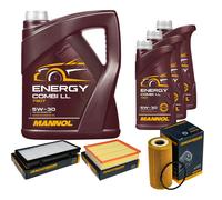 DENCKERMANN Controllo Set MANNOL Combi LL 5W-30 8L Per Opel Vivaro Kasten