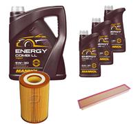 DENCKERMANN Controllo Set MANNOL Combi LL 5W-30 8L Per Porsche Panamera 3.0