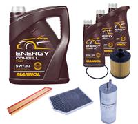 DENCKERMANN Controllo Set MANNOL Combi LL 5W-30 8L Per Porsche Panamera 4.0
