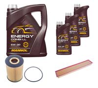 DENCKERMANN Controllo Set MANNOL Combi LL 5W-30 8L Per Porsche Panamera 4.8