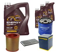 DENCKERMANN Controllo Set MANNOL Combi LL 5W-30 8L Per Renault Espace II 2.2