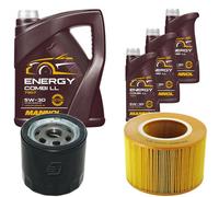 Denckermann Controllo Set mannol Combi Ll 5W-30 8L per Saab 9-5 Familiare 2.0 T