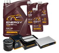 DENCKERMANN Controllo Set MANNOL Combi LL 5W-30 8L Per Suzuki Grand Vitara