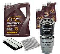 DENCKERMANN Controllo Set MANNOL Combi LL 5W-30 8L Per Toyota Avensis Verso