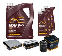DENCKERMANN Controllo Set MANNOL Combi LL 5W-30 8L Per Toyota RAV 4 I 2.0