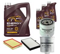 DENCKERMANN Controllo Set MANNOL Combi LL 5W-30 8L Per Volvo V90 Kombi S90