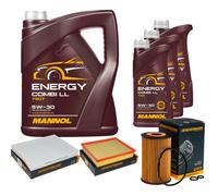 DENCKERMANN Controllo Set MANNOL Combi LL 5W-30 8L Per VW Amarok 2.0 BITDI