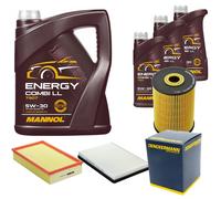 DENCKERMANN Controllo Set MANNOL Combi LL 5W-30 8L Per VW Passat Variant 2.8