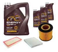 DENCKERMANN Controllo Set MANNOL Combi LL 5W-30 8L Per VW Touareg 4.2 V8
