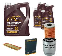 DENCKERMANN Controllo Set MANNOL Combi LL 5W-30 9L Per BMW 3 Serie 325td 325tds