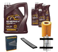 DENCKERMANN Controllo Set MANNOL Combi LL 5W-30 9L Per BMW 3er Touring 330d