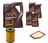 DENCKERMANN Controllo Set MANNOL Combi LL 5W-30 9L Per BMW 5 Serie 520i 525i