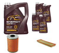 DENCKERMANN Controllo Set MANNOL Combi LL 5W-30 9L Per BMW 5 Serie 525tds 525td