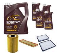 DENCKERMANN Controllo Set MANNOL Combi LL 5W-30 9L Per BMW 5 Serie 525tds 525td