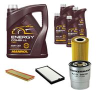 DENCKERMANN Controllo Set MANNOL Combi LL 5W-30 9L Per BMW 5 Serie 525tds 525td