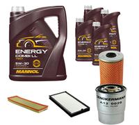 DENCKERMANN Controllo Set MANNOL Combi LL 5W-30 9L Per BMW 5 Serie 525tds 525td