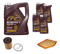 DENCKERMANN Controllo Set MANNOL Combi LL 5W-30 9L Per BMW 6er Cabriolet