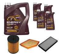 DENCKERMANN Controllo Set MANNOL Combi LL 5W-30 9L Per BMW 6er Cabriolet 645