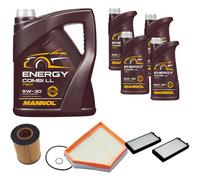 DENCKERMANN Controllo Set MANNOL Combi LL 5W-30 9L Per BMW X5 4.8I XDRIVE