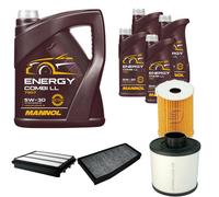 DENCKERMANN Controllo Set MANNOL Combi LL 5W-30 9L Per Chevrolet Epica 2.0 D