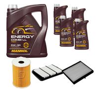 DENCKERMANN Controllo Set MANNOL Combi LL 5W-30 9L Per Chevrolet Nubira