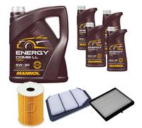 DENCKERMANN Controllo Set MANNOL Combi LL 5W-30 9L Per Chevrolet Nubira