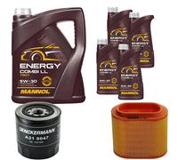 DENCKERMANN Controllo Set MANNOL Combi LL 5W-30 9L Per Hyundai H-1 Kasten
