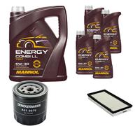 DENCKERMANN Controllo Set MANNOL Combi LL 5W-30 9L Per Jeep Cherokee 4.0i