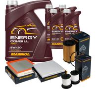 DENCKERMANN Controllo Set MANNOL Combi LL 5W-30 9L Per Jeep Grand Cherokee