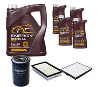 DENCKERMANN Controllo Set MANNOL Combi LL 5W-30 9L Per KIA Carnival II 2.9