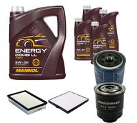 DENCKERMANN Controllo Set MANNOL Combi LL 5W-30 9L Per KIA Carnival II 2.9