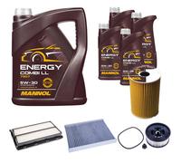 DENCKERMANN Controllo Set MANNOL Combi LL 5W-30 9L Per KIA Sorento III 2.2