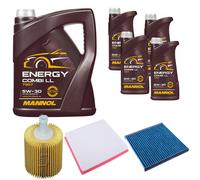 Denckermann Controllo Set mannol Combi Ll 5W-30 9L per Lexus Rx 450h
