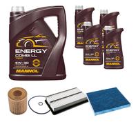 DENCKERMANN Controllo Set MANNOL Combi LL 5W-30 9L Per Mazda CX-7 2.3 MZR