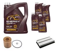DENCKERMANN Controllo Set MANNOL Combi LL 5W-30 9L Per Mazda CX-7 2.3 MZR