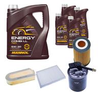 DENCKERMANN Controllo Set MANNOL Combi LL 5W-30 9L Per Mercedes-Benz GLE 250