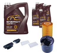 DENCKERMANN Controllo Set MANNOL Combi LL 5W-30 9L Per Mercedes R-Klasse
