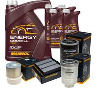 DENCKERMANN Controllo Set MANNOL Combi LL 5W-30 9L Per Mitsubishi Pajero