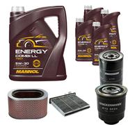 DENCKERMANN Controllo Set MANNOL Combi LL 5W-30 9L Per Mitsubishi Pajero II