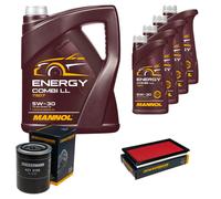 DENCKERMANN Controllo Set MANNOL Combi LL 5W-30 9L Per Nissan Laurel 2.8 D