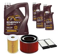 DENCKERMANN Controllo Set MANNOL Combi LL 5W-30 9L Per Nissan Patrol GR V