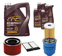 DENCKERMANN Controllo Set MANNOL Combi LL 5W-30 9L Per Nissan Patrol GR V