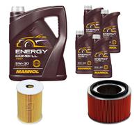 DENCKERMANN Controllo Set MANNOL Combi LL 5W-30 9L Per Nissan Patrol GR V
